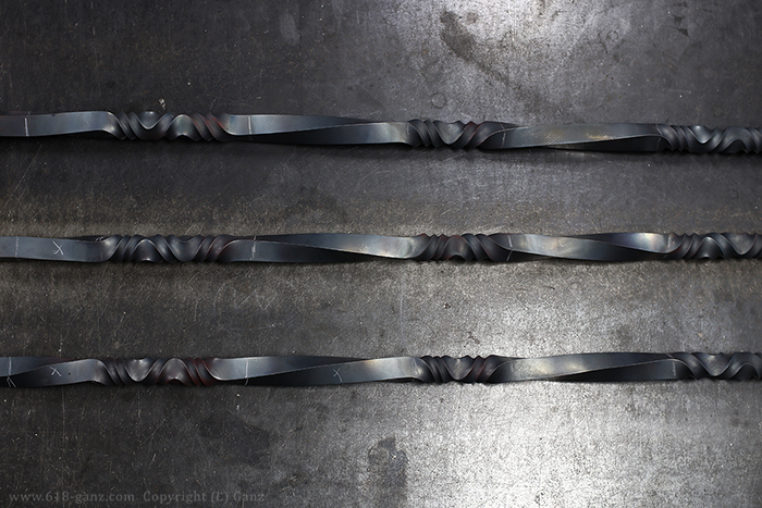 センターのみ逆にツイスト